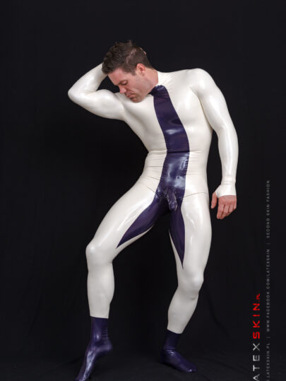 Strip latex suit